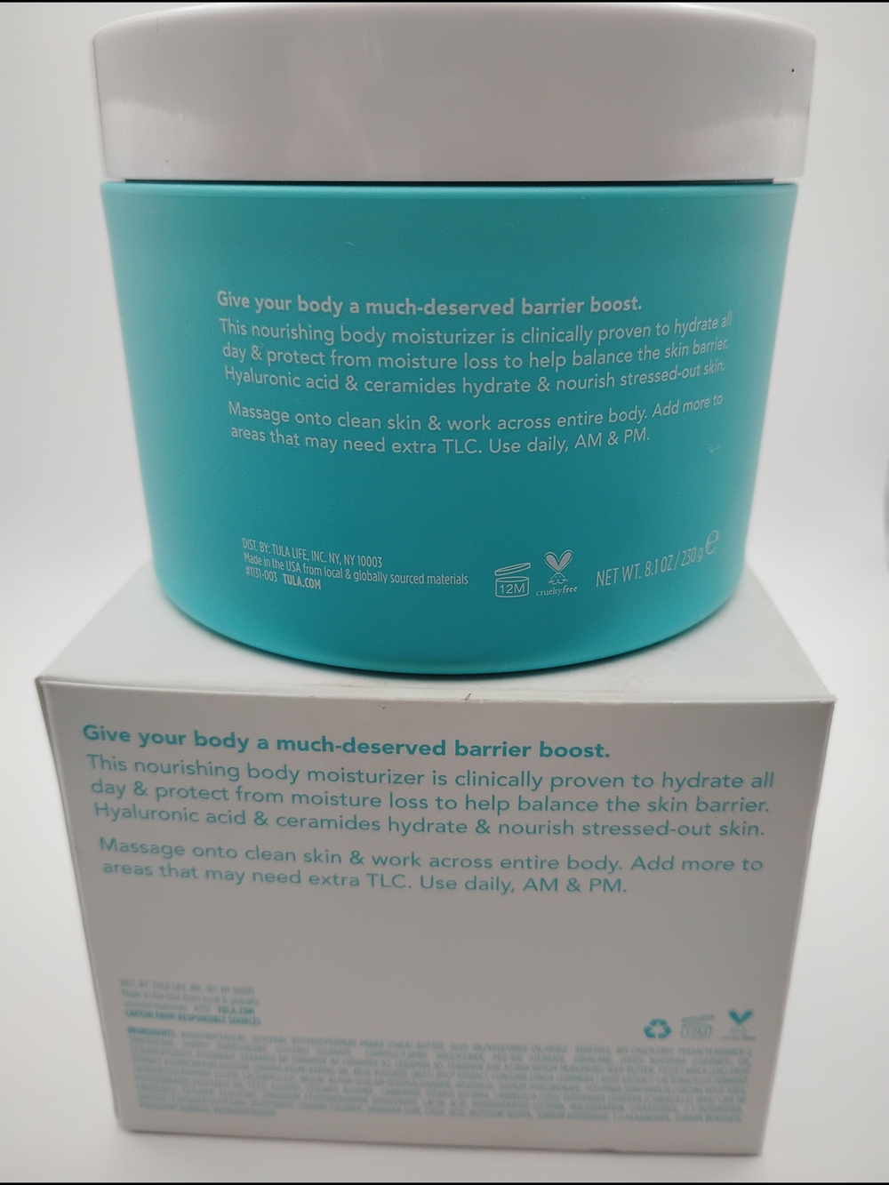 TULA Barrier Balance Ceramide Body Moisturizer- BRAND NEW IN THE BOX - Picture 3 of 4